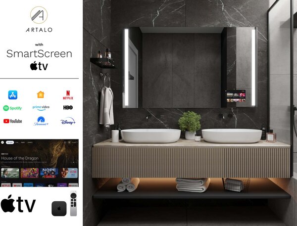 Specchio con LED illuminazione M4 premium