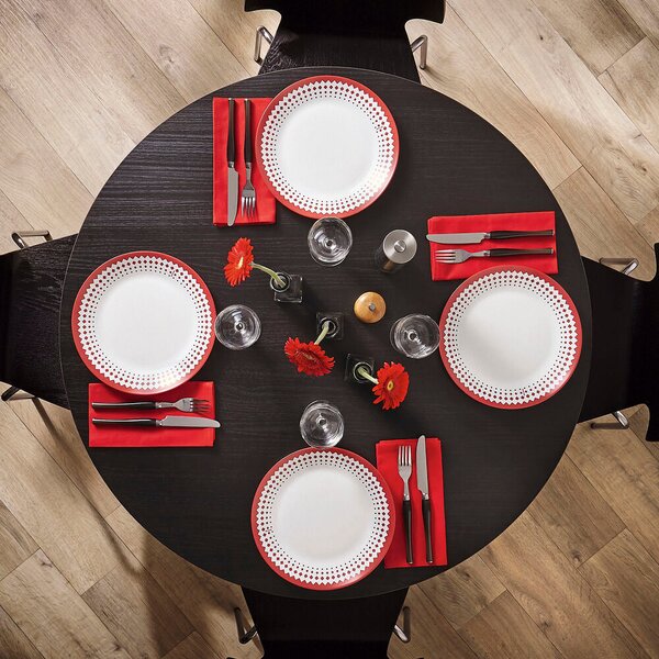 Piatti Nero Lucido Per Pasta H&h Set Of 6 Piatti Pasta Alabastro In Vetro Nero CM26 Piatti In Vetro Alabastro Nero