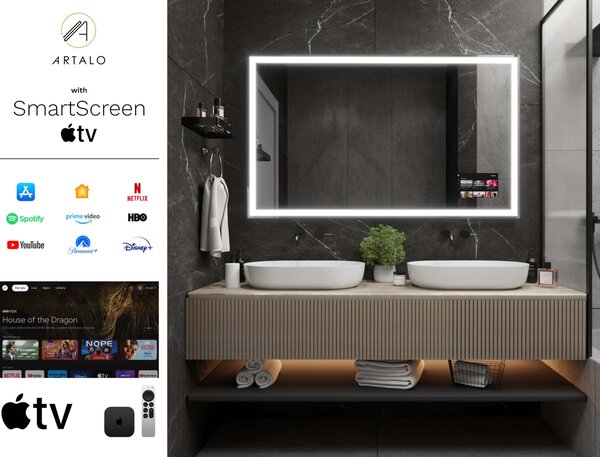 Specchio con LED illuminazione M1 premium