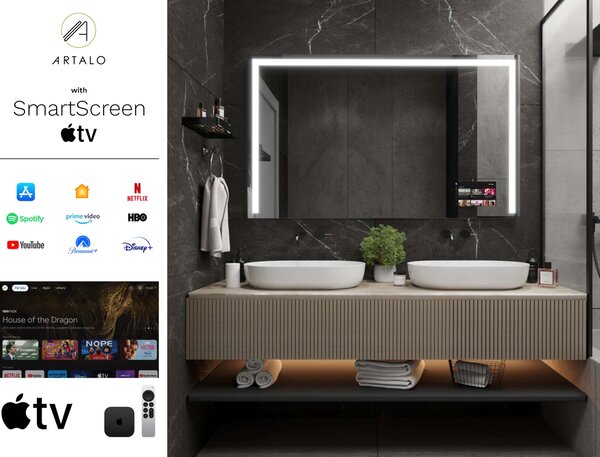 Specchio con LED illuminazione M9 premium