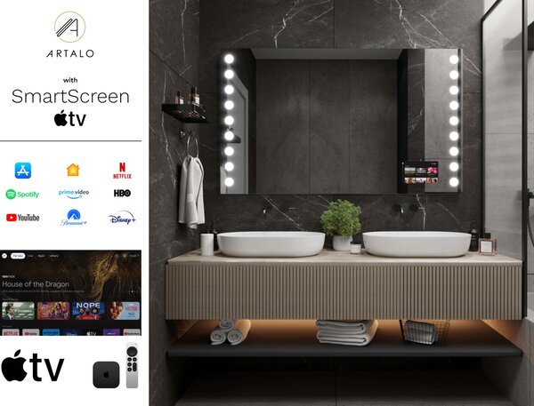 Specchio con LED illuminazione M14 premium