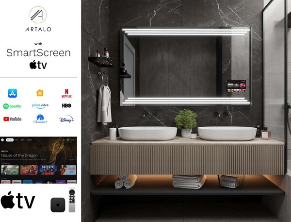 Specchio con LED illuminazione M17 premium