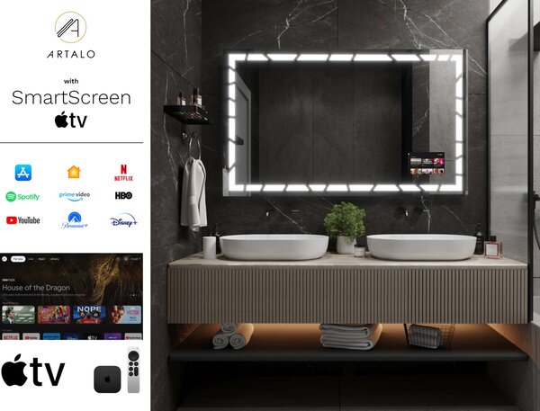 Specchio con LED illuminazione M21 premium