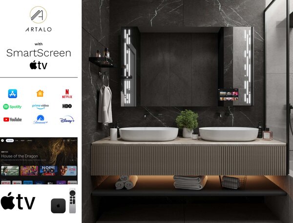 Specchio con LED illuminazione M19 premium