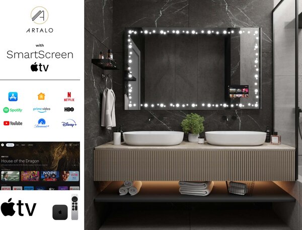 Specchio con LED illuminazione M20 premium