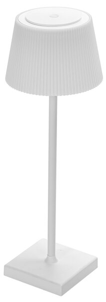 Lampada da tavolo Led touch Dory Bianca 4W portatile a batteria ricaricabile USB Aigostar