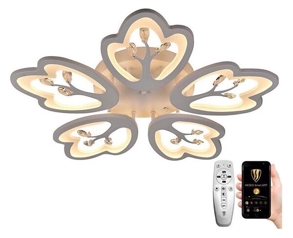 Brilagi - Lampadario a plafone LED dimmerabile TWIST LED/80W/230V 3000-6500K bianco + +TC