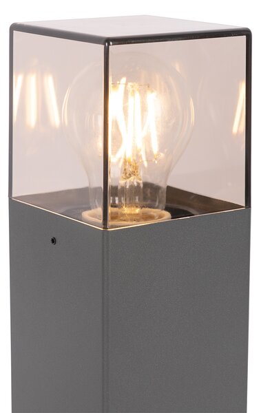 Lampada da esterno 30 cm antracite con picchetto da terra e manicotto per cavi - Denmark