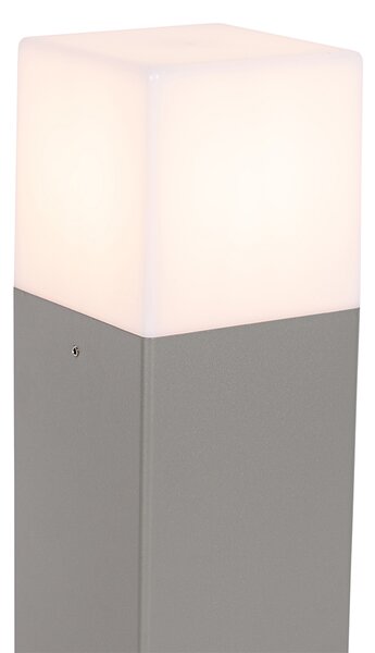 Lampada da esterno 30 cm Grigia con picchetto da terra e manicotto per cavi - Denmark