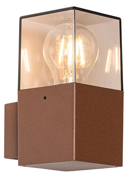 Lampada da parete per esterni industriale marrone ruggine IP44 - Denmark