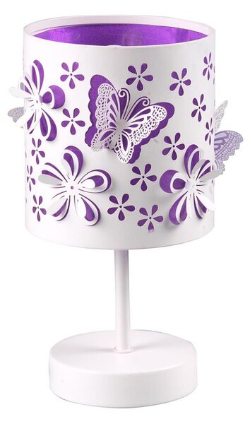 ONLI - Lampada per bambini TITILLA 1xE14/6W/230V 22 cm viola/bianco