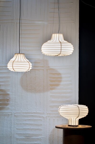 SIRU - Lampadario a sospensione con filo CHAPEAU 2xE14/40W/230V cromo/bianco Vetro veneziano