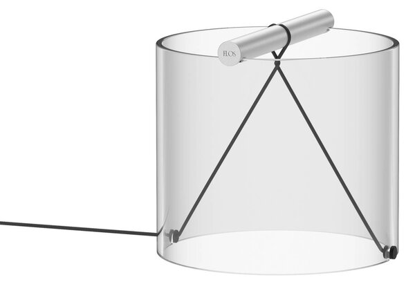 FLOS To-Tie T1 lampada LED da tavolo, alluminio