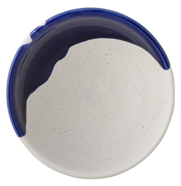 Ciotola in gres bianco-blu 400 ml Okayama - Bloomingville