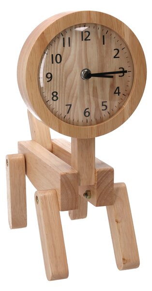 Orologio in legno naturale cm 25x12xh34