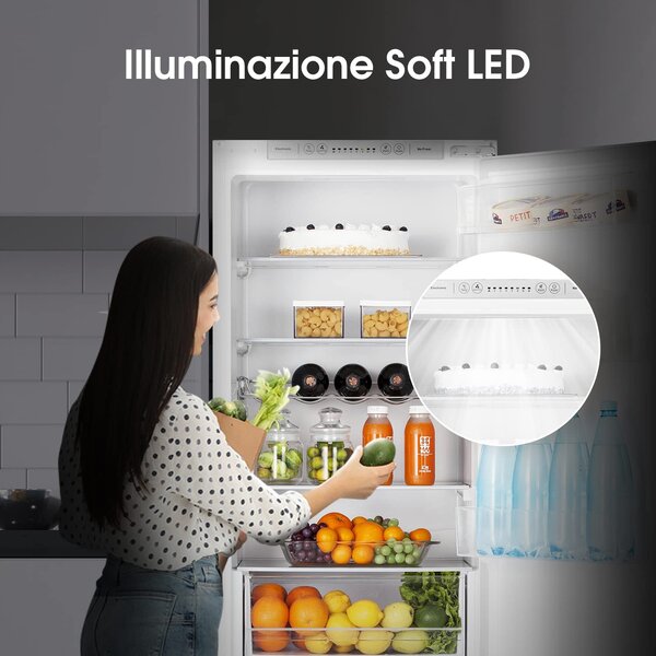 Hisense RIB312F4AWE Frigorifero da Incasso Combinato Capacit 246 litri Classe energetica E Raffreddamento No Frost
