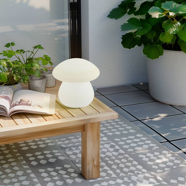 Lindby LED lampada da tavolo ricaricabile per esterni Vernate, RGBW