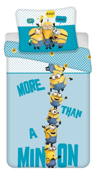 Biancheria da letto singola per bambini in microfibra 140x200 cm Minions 2 - Jerry Fabrics
