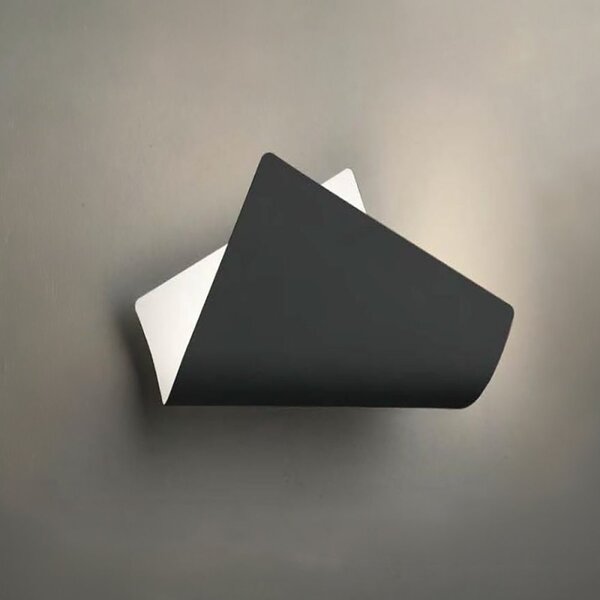 Applique led promoingross folium a26 ne led cct nero 890lm monoemissione - Promoingross