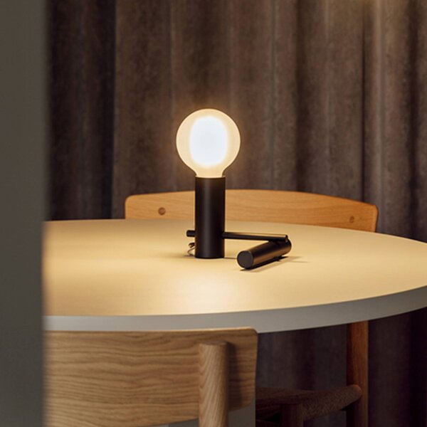LEDS-C4 Nude Tiny lampada da tavolo E27 nero