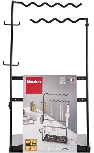 Organizzatore di gioielli nero My Jewels - Metaltex