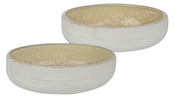 Ciotole bianco-beige in set di 2 pezzi in pietra ø 13,5 cm Sand Grain - Mette Ditmer Denmark