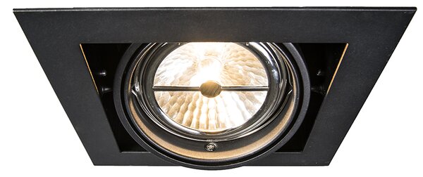Faretto da incasso nero G53 111mm regolabile - Oneon