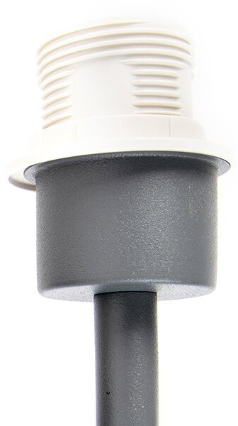 Applique moderna grigio scuro 1 luce con interruttore - Combi