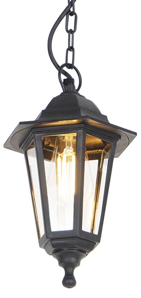 Lampada a sospensione da esterno nera - New Haven