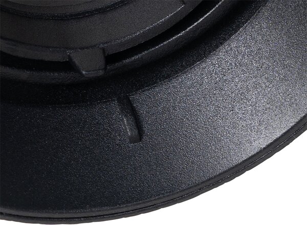Faretto da incasso moderno nero GU10 tondo senza cornice - Oneon