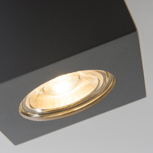 Faretto di design antracite - Quba 2