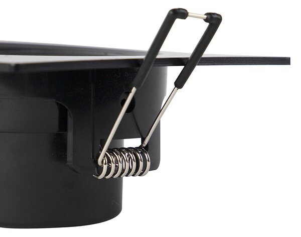 Set di 3 faretti da incasso neri con LED dimmerabile a 3 step - Miu