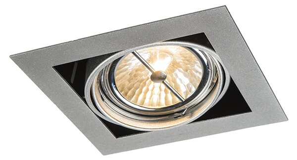 Faretto da incasso in acciaio G53 111mm regolabile - Oneon