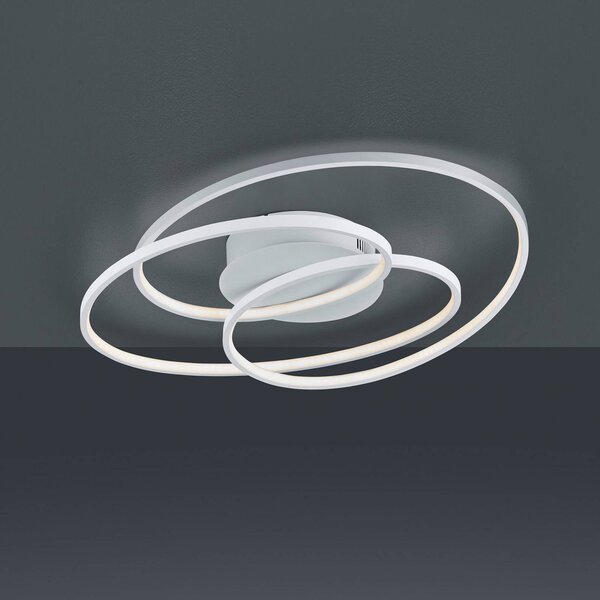 Trio Lighting Plafoniera LED Gale, 60 cm, bianco satinato