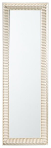 Specchio da parete dorato 51 x 141 cm con cornice sintetica moderno stile glam soggiorno camera da letto Beliani