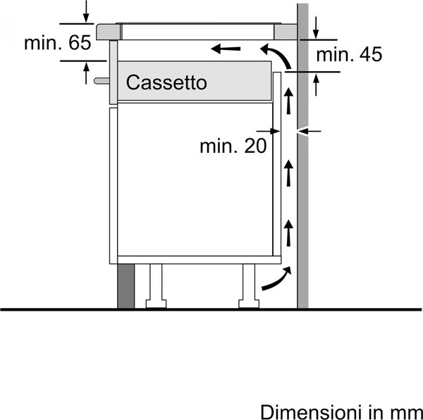 Bosch Piano Cottura Induzione 4 Fuochi Larghezza 82 cm in Vetroceramica colore Nero - PXY875DW4E Serie 8