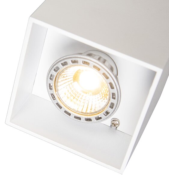 Faretto moderno bianco - Qubo 1