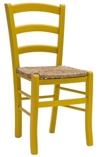 Set di 2 sedie CENISIA in legno massello giallo