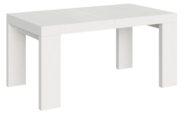 Tavolo Allungabile 160-264x90x77 cm Roxell bianco frassino