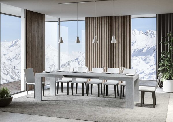 Tavolo Allungabile 200/304x90x77 cm Roxell Cemento