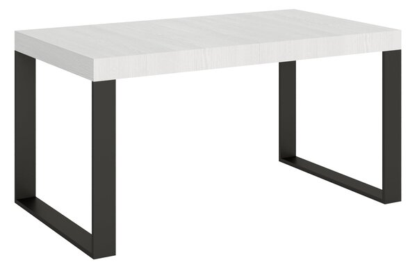Tavolo Allungabile 160-264x90x77 cm Tecno Bianco Frassino
