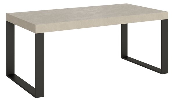 Tavolo Allungabile 180-284x90x77 cm Tecno Cashmere Gambe Antracite