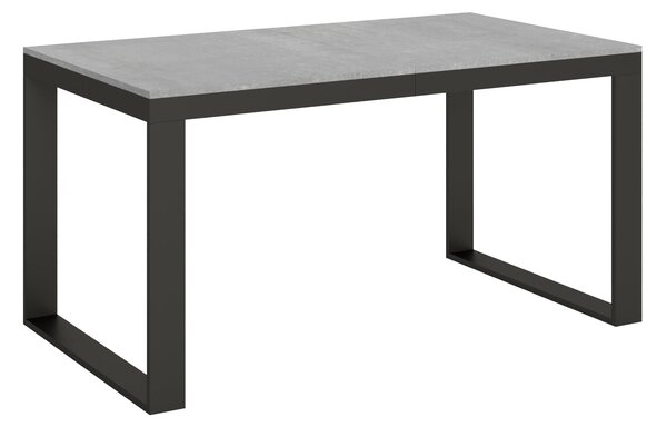 Tavolo Allungabile 160-264x90x80 cm Tecno Evolution Cemento