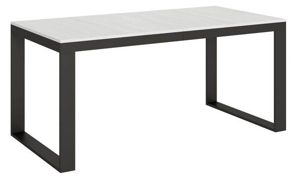 Tavolo Allungabile 180-284x90x80 cm Tecno Evolution Bianco Frassino