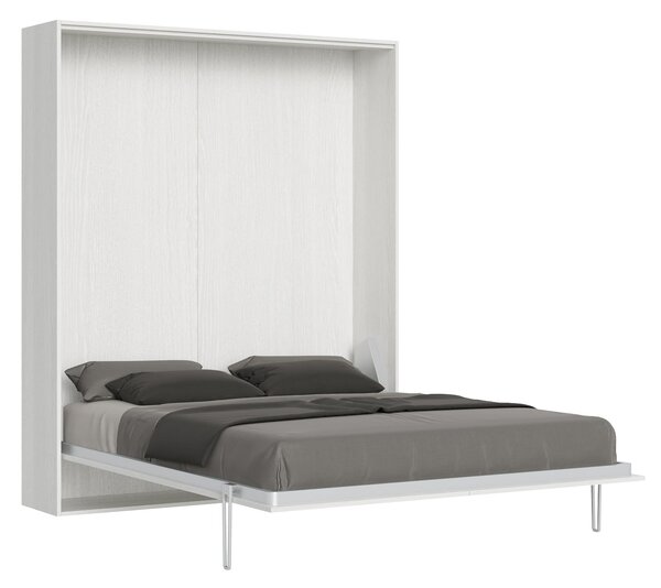 Letto Matrimoniale a Scomparsa Salvaspazio Kentaro H210 cm Bianco