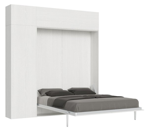 Letto Matrimoniale a Scomparsa Salvaspazio Kentaro H250 cm Bianco