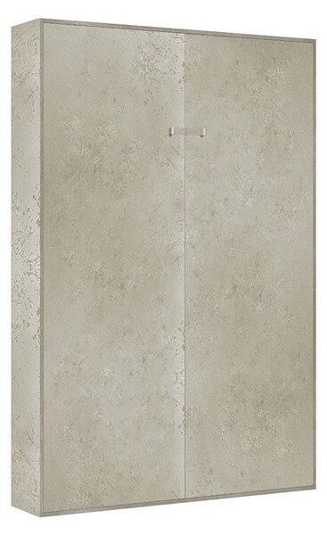 Letto Matrimoniale Francese a Scomparsa Salvaspazio Kentaro H210,5 Cashmere Grigio