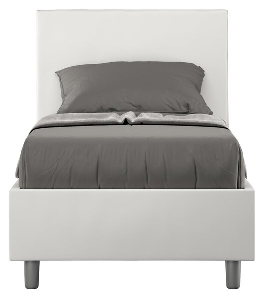 Letto Singolo 80x190 cm Senza Rete Adele Bianco