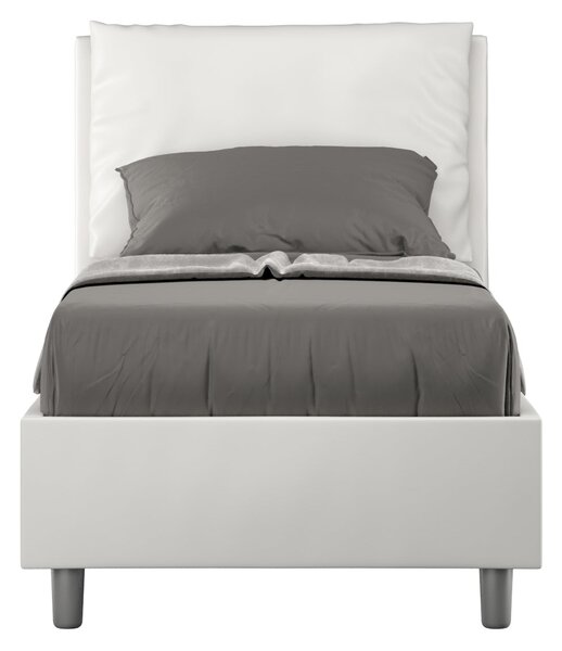 Letto Singolo 80x190 cm Senza Rete Antea Bianco