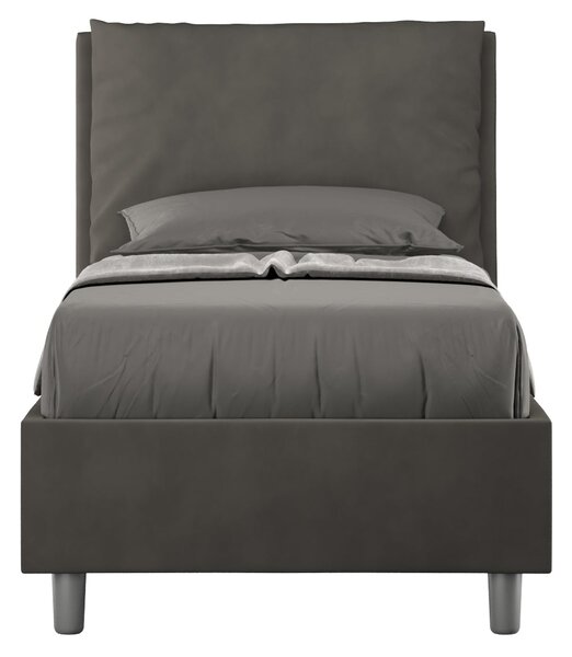 Letto Singolo 80x190 cm Senza Rete Antea Grigio